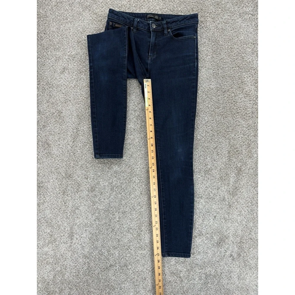 PrAna Sienna Jeans Womens‎ 4/27 Blue Mid Rise Skinny Mid Rise Organic Stretch - Picture 9 of 12